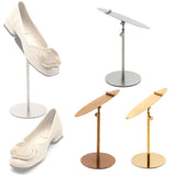 Maxbell Shoe Display Stand Rack High Heel Shoe Riser Polished Surfaces Accessory Style A