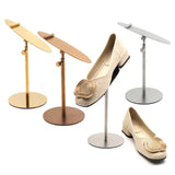 Maxbell Shoe Display Stand Rack High Heel Shoe Riser Polished Surfaces Accessory Style A