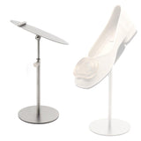 Maxbell Shoe Display Stand Rack High Heel Shoe Riser Polished Surfaces Accessory Style A