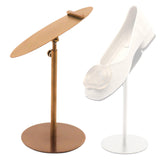 Maxbell Shoe Display Stand Rack High Heel Shoe Riser Polished Surfaces Accessory Style B