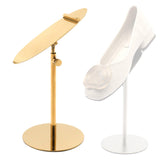 Maxbell Shoe Display Stand Rack High Heel Shoe Riser Polished Surfaces Accessory Style C