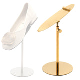 Maxbell Shoe Display Stand Rack High Heel Shoe Riser Polished Surfaces Accessory Style C