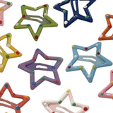 Maxbell Snap Hair Clips Metal Gift Multicolor Headwear Women for Party 10 Pieces