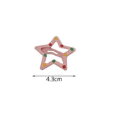 Maxbell Snap Hair Clips Metal Gift Multicolor Headwear Women for Party 10 Pieces