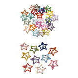 Maxbell Snap Hair Clips Metal Gift Multicolor Headwear Women for Party 10 Pieces