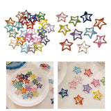 Maxbell Snap Hair Clips Metal Gift Multicolor Headwear Women for Party 10 Pieces