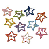 Maxbell Snap Hair Clips Metal Gift Multicolor Headwear Women for Party 10 Pieces