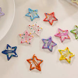 Maxbell Snap Hair Clips Metal Gift Multicolor Headwear Women for Party 10 Pieces