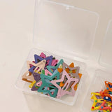 Maxbell Snap Hair Clips Metal Gift Multicolor Headwear Women for Party 25 Pieces