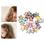 Maxbell Snap Hair Clips Metal Gift Multicolor Headwear Women for Party 25 Pieces