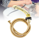 Maxbell Shampoo Bowl Faucet Sprayer with Hose Handheld for Hair Salon Babershop Aureate