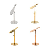 Maxbell Shoe Display Stand Rack Shelf for High Heels Countertop Clothing Store Brushed Argent