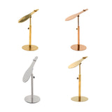 Maxbell Shoe Display Stand Rack Shelf for High Heels Countertop Clothing Store Brushed Argent