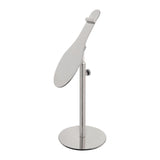 Maxbell Shoe Display Stand Rack Shelf for High Heels Countertop Clothing Store Brushed Argent