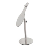 Maxbell Shoe Display Stand Rack Shelf for High Heels Countertop Clothing Store Brushed Argent