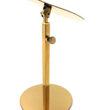 Maxbell Shoe Display Stand Rack Shelf for High Heels Countertop Clothing Store Glossy Aureate