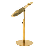 Maxbell Shoe Display Stand Rack Shelf for High Heels Countertop Clothing Store Brushed Aureate
