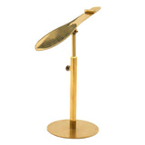 Maxbell Shoe Display Stand Rack Shelf for High Heels Countertop Clothing Store Brushed Aureate