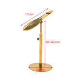 Maxbell Shoe Display Stand Rack Shelf for High Heels Countertop Clothing Store Brushed Aureate