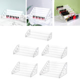 Maxbell Nail Polish Display Rack Transparent for Makeup Pigment Bottles Lipstick 3 Tiers