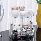 Maxbell Double Tier Turntable Storage Tray Multifunctional for Pantry Fruit Bedroom