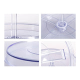 Maxbell Double Tier Turntable Storage Tray Multifunctional for Pantry Fruit Bedroom