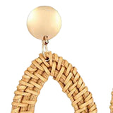 Maxbell 1Pair Dangling Ear Stud Elegant Geometric Lightweight for Daily Wear Party A