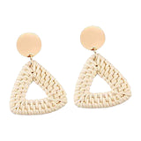 Maxbell 1Pair Dangling Ear Stud Elegant Geometric Lightweight for Daily Wear Party B
