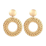 Maxbell 1Pair Dangling Ear Stud Elegant Geometric Lightweight for Daily Wear Party D