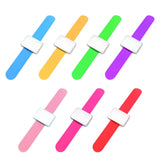 Maxbell Silicone Wrist Strap Bracelet Convenient Hair Clip Holder Professional Pink