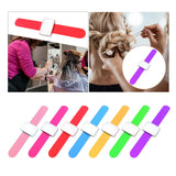 Maxbell Silicone Wrist Strap Bracelet Convenient Hair Clip Holder Professional Pink