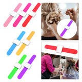 Maxbell Silicone Wrist Strap Bracelet Convenient Hair Clip Holder Professional Pink