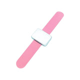 Maxbell Silicone Wrist Strap Bracelet Convenient Hair Clip Holder Professional Pink