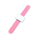 Maxbell Silicone Wrist Strap Bracelet Convenient Hair Clip Holder Professional Pink