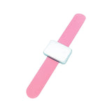 Maxbell Silicone Wrist Strap Bracelet Convenient Hair Clip Holder Professional Pink