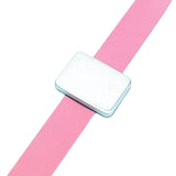 Maxbell Silicone Wrist Strap Bracelet Convenient Hair Clip Holder Professional Pink