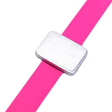 Maxbell Silicone Wrist Strap Bracelet Convenient Hair Clip Holder Professional Rose red