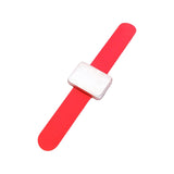 Maxbell Silicone Wrist Strap Bracelet Convenient Hair Clip Holder Professional Red