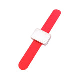 Maxbell Silicone Wrist Strap Bracelet Convenient Hair Clip Holder Professional Red
