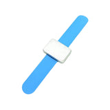 Maxbell Silicone Wrist Strap Bracelet Convenient Hair Clip Holder Professional Light blue