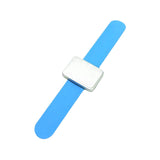 Maxbell Silicone Wrist Strap Bracelet Convenient Hair Clip Holder Professional Light blue