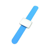 Maxbell Silicone Wrist Strap Bracelet Convenient Hair Clip Holder Professional Light blue