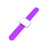 Maxbell Silicone Wrist Strap Bracelet Convenient Hair Clip Holder Professional Purple