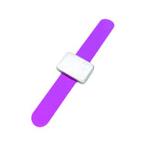 Maxbell Silicone Wrist Strap Bracelet Convenient Hair Clip Holder Professional Purple
