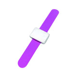 Maxbell Silicone Wrist Strap Bracelet Convenient Hair Clip Holder Professional Purple