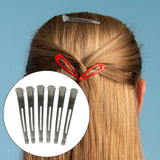 Maxbell 6Pcs Traceless Sectioning Hair Clips for Hairdressers Skincare Cutting