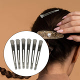 Maxbell 6Pcs Traceless Sectioning Hair Clips for Hairdressers Skincare Cutting