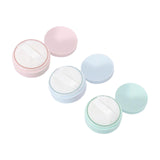 Maxbell Empty Loose powder containers with Puff Delicate Workmanship Useful Tool Pink