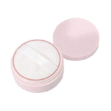 Maxbell Empty Loose powder containers with Puff Delicate Workmanship Useful Tool Pink