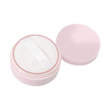 Maxbell Empty Loose powder containers with Puff Delicate Workmanship Useful Tool Pink